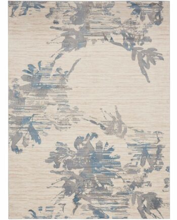 Calvin Klein tapis Enchanting CK005 ECH01 IVGBL IVORY GREY BLUE 8x10 099446869685