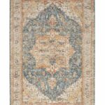 Nourison tapis Sahar SHR06 IVBLU IVORY BLUE 8x10 099446166326